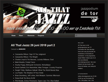 Tablet Screenshot of jazzpodcast.nl